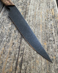 Western Paring Knife 3.75" — Spalted Maple & Brass