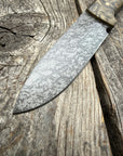 Mountain Scout Knife — Buckeye Burl & Brass