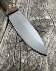 Mountain Scout Knife — Spalted Maple & Brass