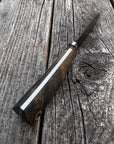 Mountain Scout Knife — Buckeye Burl & Brass
