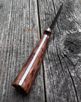Mountain Scout Knife — Redwood Lace Burl & Copper