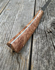 Mattei’s Boning/Fillet knife 6" — (Full Flex) Maple Burl & Copper