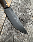 Custom Mountain Scout Knife — Zircote & Brass