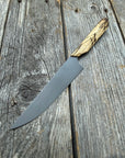 Prototype Kitchen Petty Knife — Spalted Hickory & Brass