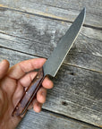 Western Kitchen Petty Knife — Ambrosia Maple Burl & Copper