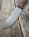 Survival Scout Knife — Ambrosia Maple & Brass