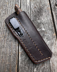 Ocelot Pocket EDC knife — Spalted Maple & Brass