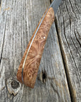 Mattei’s Boning/Fillet knife 6" — (Full Flex) Maple Burl & Copper