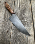 Western Mini-Chef's Knife — Spalted Maple & Copper