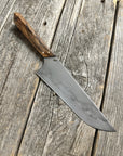 Prototype 6” Mini-Chef — Spalted Maple Burl & Copper