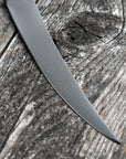 Mattei’s Boning/Fillet knife 6" — (Rigid) Spalted Maple & Brass