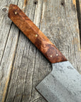 Prototype 8” Chef — Ambrosia Maple Burl & Brass