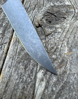 Western Kitchen Petty Knife — Ambrosia Maple Burl & Copper