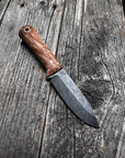 Mountain Scout Knife — Maple Burl & Brass