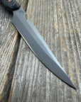 Finger-Loop Quille Pocket-EDC knife — Linen Micarta & copper