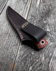 Mountain Scout Knife — Redwood Lace Burl & Copper