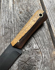 Custom Mountain Scout Knife — Zircote & Brass