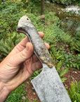 S-Ground Chef’s Knife— Buckeye Burl & Brass