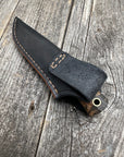 Mountain Scout Knife — Spalted Maple & Brass
