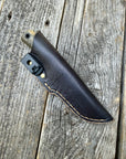 Survival Scout Knife — CPM M4 Spalted Buckeye & Linen