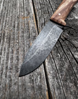 Mountain Scout Knife — Maple Burl & Brass