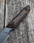Ocelot Pocket EDC knife — Coral G10 & Cerakote