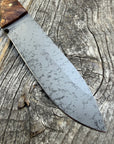 Long Scout Knife— Ambrosia Maple & Brass