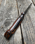 Valence Bushcrafter — Burl Micarta & Linen