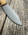 Mountain Scout Knife — Buckeye Burl & Brass