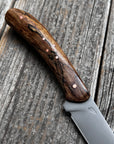 Mattei’s Boning/Fillet knife 6" — (Rigid) Spalted Maple & Brass