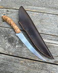 Mattei’s Boning/Fillet knife 6" — (Full Flex) Maple Burl & Copper
