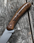 Mattei’s Boning/Fillet knife 6" — (Rigid) Spalted Maple & Brass