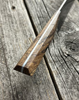 Prototype 6” Mini-Chef — Spalted Maple Burl & Copper