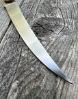 Mattei’s Boning/Fillet knife 6" — (Full Flex) Maple Burl & Copper