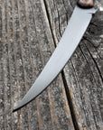 Mattei’s Boning/Fillet knife 6" — (Rigid) Spalted Maple & Brass