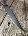 Western Paring Knife 3.75" — Terra-Cotta Burl Micarta & Linen