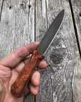 Mountain Scout Knife — Redwood Lace Burl & Copper