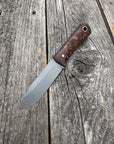 Survival Scout Knife — Ambrosia Maple & Brass