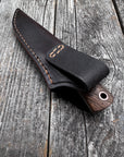 Mountain Scout Knife — Spalted Maple & Copper