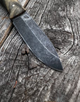 Mountain Scout Knife — Buckeye Burl & Brass