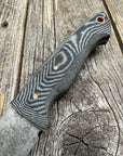 Valence Bushcrafter — Linen Micarta & Copper