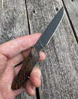 Ocelot Pocket EDC knife — Coral G10 & Cerakote