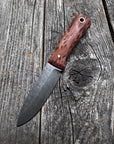 Mountain Scout Knife — Redwood Lace Burl & Copper