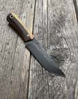 Custom Mountain Scout Knife — Zircote & Brass