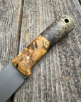 Mountain Scout Knife — Buckeye Burl & Brass