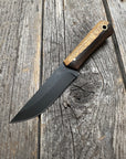 Custom Mountain Scout Knife — Zircote & Brass