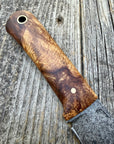 Mountain Scout Knife — Ambrosia Maple & Brass