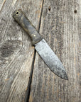 Mountain Scout Knife — Buckeye Burl & Brass
