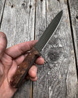 Mountain Scout Knife — Spalted Maple & Copper