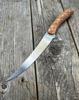 Mattei’s Boning/Fillet knife 6" — (Full Flex) Maple Burl & Copper